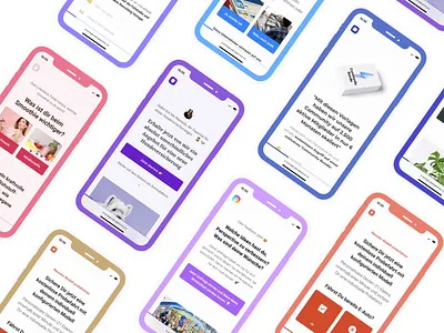 High-Converting Funnel Templates from Perspective animation app branding colors design fast flow funnel minimal mobile motion motion graphics perspective style templates ui ux website