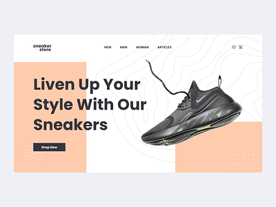 #Exploration - Sneaker Store Website branding design ecommerce exploration explore landing page shoes store ui ui design uidesign uiux uxdesign website website design websites