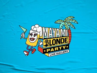 Mayami Blonde Party logoparty logotheme