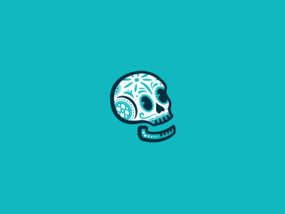 Sugar Skull WIP blues cartoon day of the dead dia de los muertos flowers illustration patterns skull spanish sugar sugar skull sugarskull tacos wip