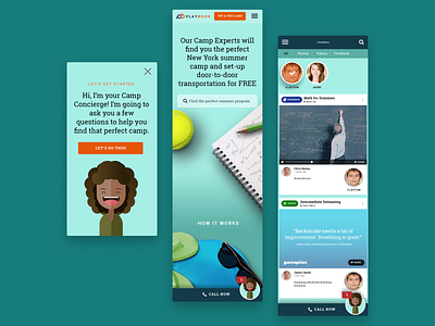 Playbook App branding user experience visual designs youth programs