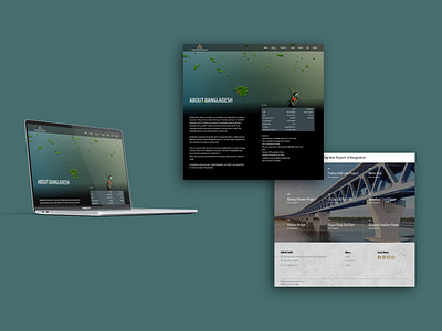 Amin Mohammad Group "About Bangladesh" Page adobexd design ui ux