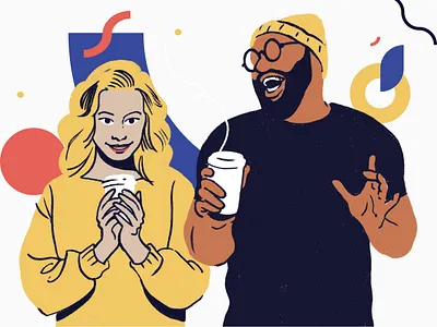Appreciate One Another brand branding drawing illustration people primary colors ui ui design