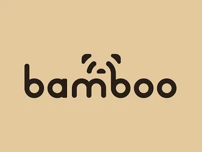 Daily Logo Challenge Day 3 (Panda) bamboo bamboo logo custom font dlc log design panda panda logo pandas