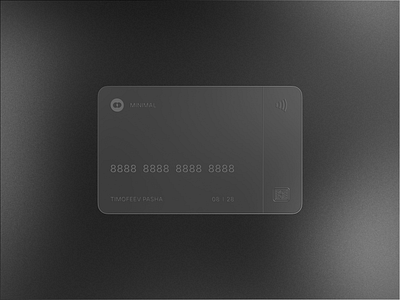 ❖ CREDIT CARD ― UI challenge #0 branding business businesscard credit card design minimal noise trend ui ui challenge ux