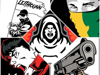 ULTRAS AND HOOLIGANS design hooligans illustration ui ultars vector