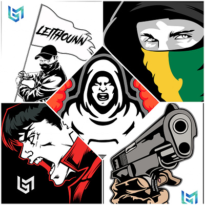 ULTRAS AND HOOLIGANS design hooligans illustration ui ultars vector