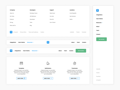 Saassiii - Sneak-peak - vol.3 autolayout figma figma ui figmadesign flexbox flexible layouts footer icon interface design menu saas saas design submenu template theme ui ui design ui layout ui themes wireframe