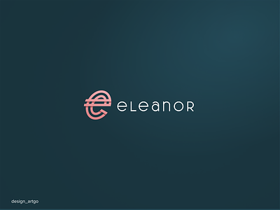 Letter E Logo branding design eleanor flat illustration letter e logo minimal minimalist monogram simple typography ui vector