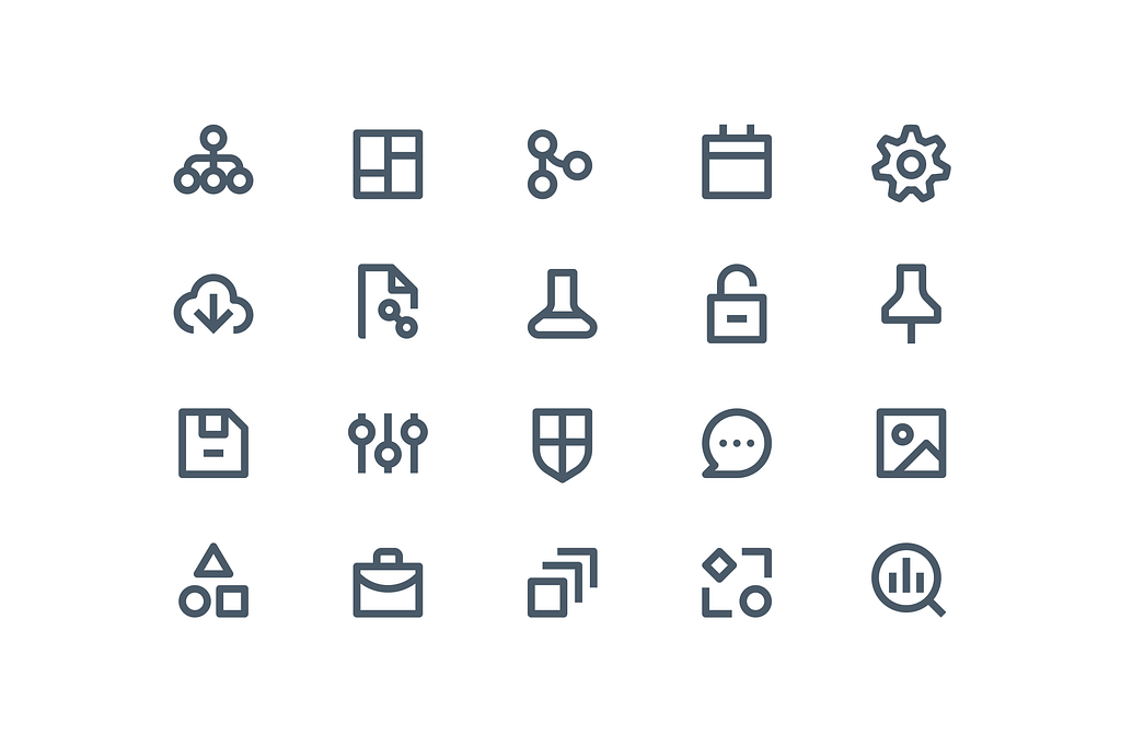 Databricks Icons by Jordon Cheung on Dribbble