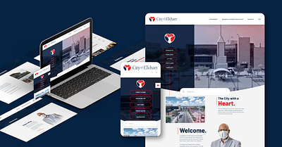 City of Elkhart Website ui ux uidesign uiux uxdesign webdesign website websitedesign