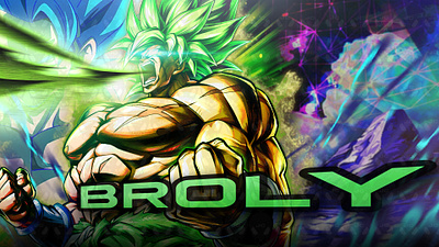 BROLY THUMBNAIL! design illustration web