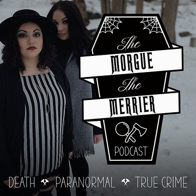 Covert Art - The Morgue The Merrier Podcast branding instagram logo podcast
