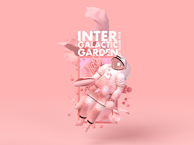 Intergalactic garden of Major Pink astronaut dimension garden intergalactic major