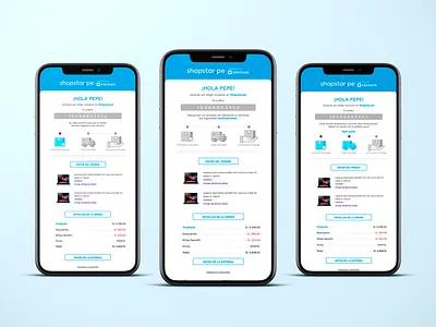 Order Status | Shopstar.pe e commerce e commerce design mobile ui ux ventures web