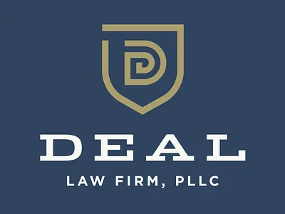 Deal Law Firm Logo Concept branding design logo monogram typography