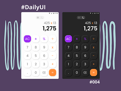 Daily UI #004 - Calculator calculator calculator ui daily daily 100 challenge dailyui dailyuichallenge design figma figma design figmadesign ui ui design