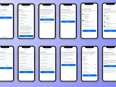 Prog Apply design fintech form design ui