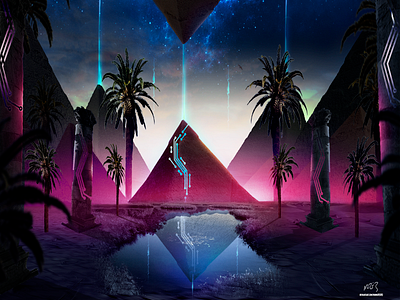 Pyramid Connection art artwork artworking branding concept concepts digitalarts fantasy illustration photomanipulation scifi wallpaper app