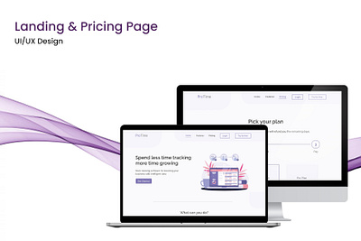 Landing and Pricing Page Design interfacedesign landingpage pricing page uxui