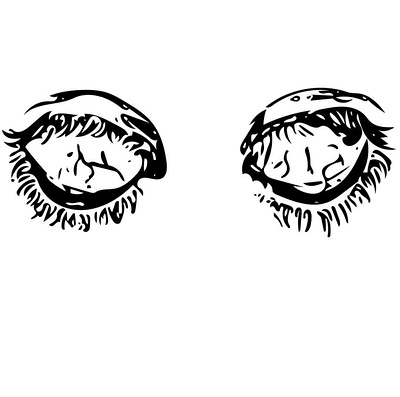 eye roll design illustration