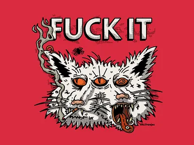 Kitty Jerusalem cartoon cat comic design doodle illustration illustrations punkrock transmetropolitan