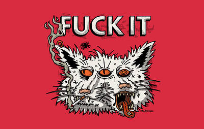 Kitty Jerusalem cartoon cat comic design doodle illustration illustrations punkrock transmetropolitan