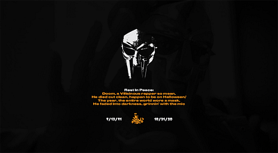 MF Doom Dedication Design brand id brand identity brand strategy branding design graphic design illustration logo logo design vector