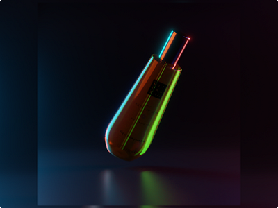 Serum 3d 3d art 3d materials blender design