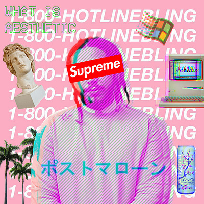 Collage - "AESTHETIC VCR" aesthetic collage