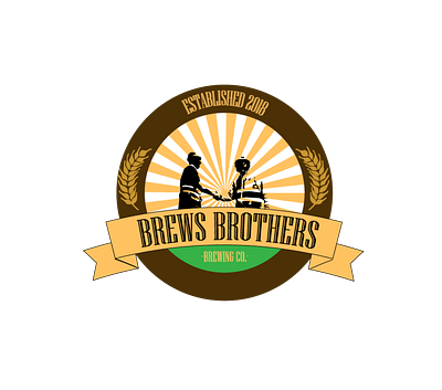 Corporate Logo - "Brews Brothers Brewing Company" beer brewery logo logo design