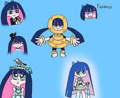 stocking stuff digital art fan art fanart illustration paswg stocking anarchy