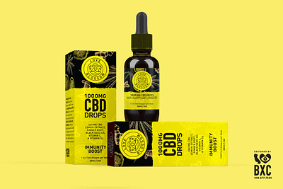 CBD Rebrand Packaging & Logo blossom cbd cbd label design freelancer guru logo lotus love packaging