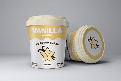 No Sugar Added Vanilla Yogurt cute packaging playoffs vanilla yogurt