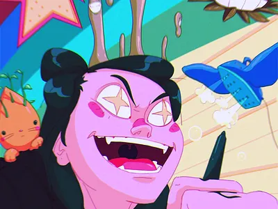 girl animation animation design art artist artwork character design design illustration illustrations photoshop