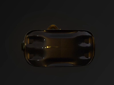 VR Headset 3D Model Glow Neon 3d cinema 4d device game glow headset material modelling texture virtual reality vr