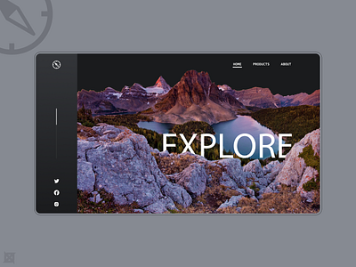 A minimal landing page design design explore minimal ui webdesign website
