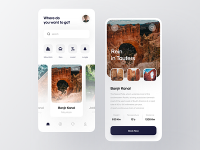 Travel Service Mobile App app app design booking app bookings discover illustration mobile app mobile app design mobile design mobile ui tours travel travel app traveling travelling trip trips ui ux