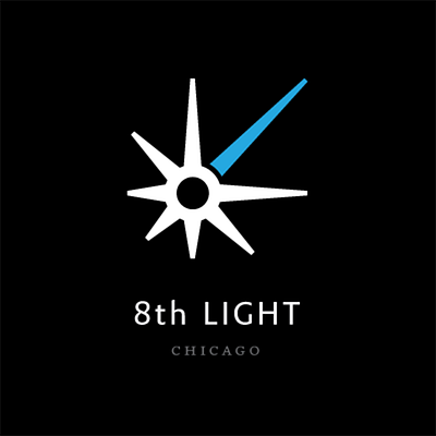 8th Light Logo branding design logo minimal typography
