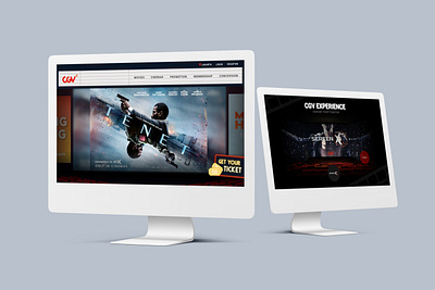 CGV Indonesia Website Re-design cinema design movie theater ui ux web web design website