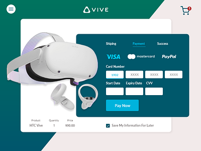 HTC Vive Product Design banner design flatui illustrator photoshop website