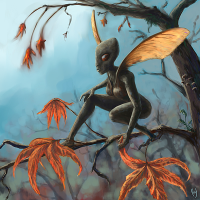 Faebruary2021 faebruary faerie fairy fantasy fantasyart maple