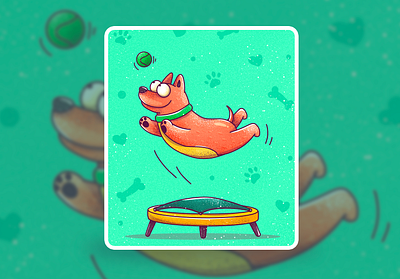 Funny Puppy animal animal art animals art cartoon cartoon character character dog emotions graphic illustration procreate puppy