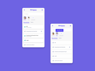 Manage Personal Documents & Data 3d add avtar data disabled documents enabled listview process profiles search share tabs tooltip