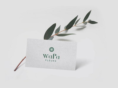 Wafa Fleurs brand identity branding branding design design flower logo graphic design identity design logo design logodesign logotype minimal minimalist planet type