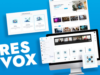 Resvox app design graphic design ui ux