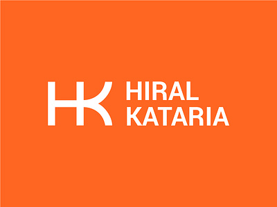 Hiral Kataria - Personal Logo brand identity initials logo logodesign monogram monogram design monogram letter mark monogram logo my logo personal brand personal branding personal logo personal website