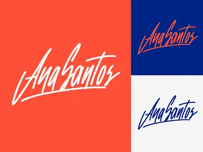 Ana Santos - Logo Sketch for UX-consultant form Portugal branding calligraphy clothing design fashion font free hand lettering identity lettering logo logotype mark packaging script sketches streetwear type typo typography