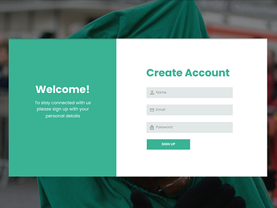 Daily UI Challenge #001 - Sign Up Page dailyui dailyuichallenge design signup ui web