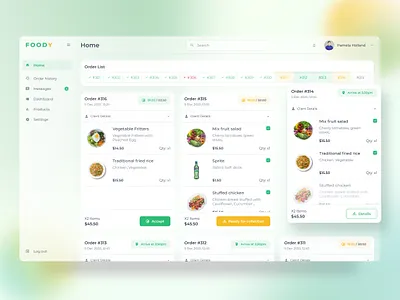 Food delivery web app (FOODY) adobexd b2b card dashboad delivery ecommerce food menu store ui ux design webapp